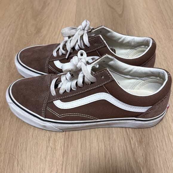 Vans Brown and White Sneakers - Picture 2 of 4